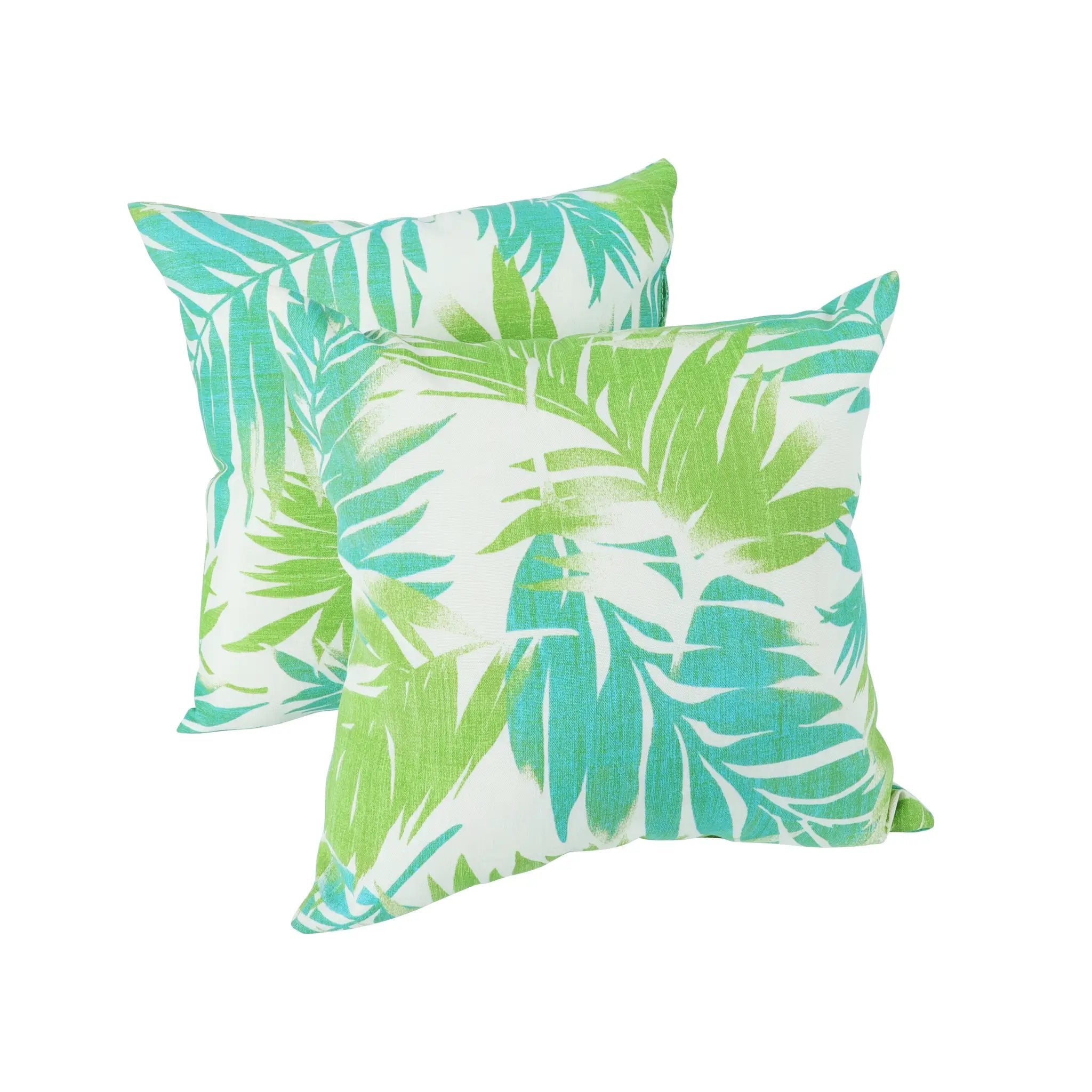 2 Pack Outdoor Throw Pillows, Waterproof & Fade-Resistant (18x18 Inch) by HouseOfZazla