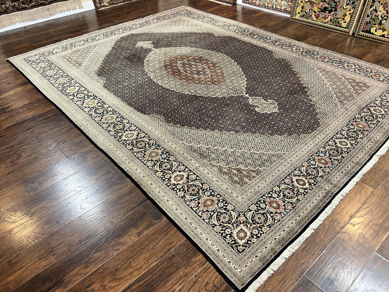 Exquisite Persian Tabriz Rug - 10x13, 400 KPSI, Herati Pattern by Jewel Rugs