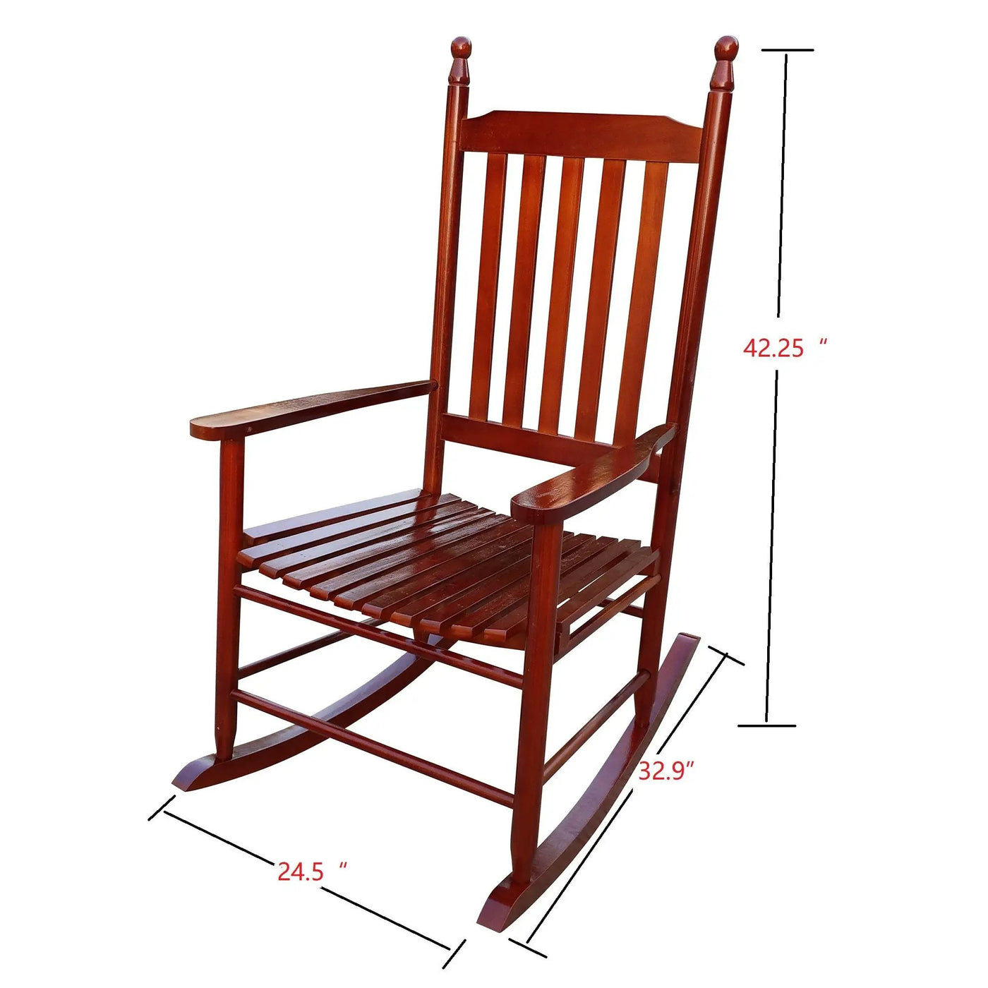Wooden Porch Rocker Chair by HouseOfZazla