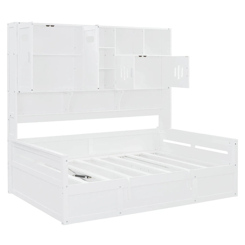 Daybed With All-In-One Cabinet And Shelf by Unique Piece Furniture
