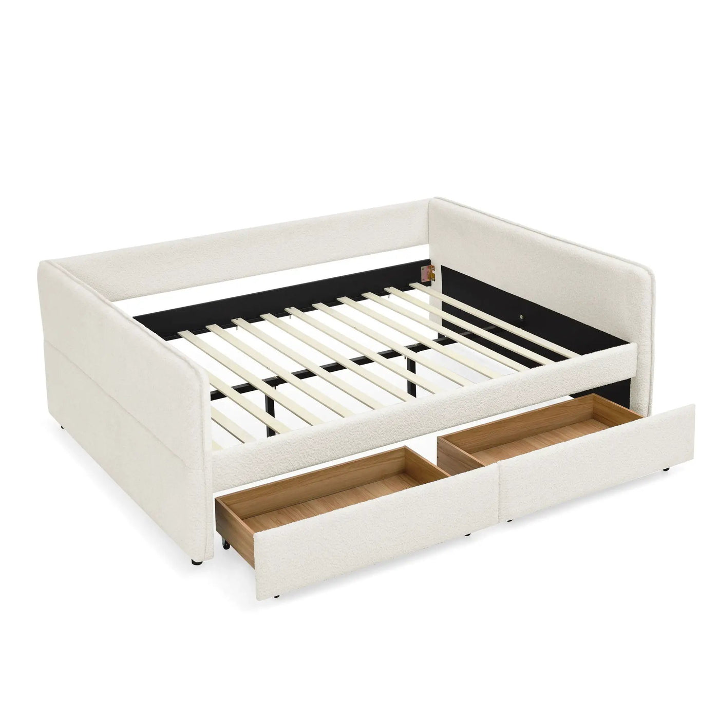Upholstered Daybed & 2 Drawers by HouseOfZazla