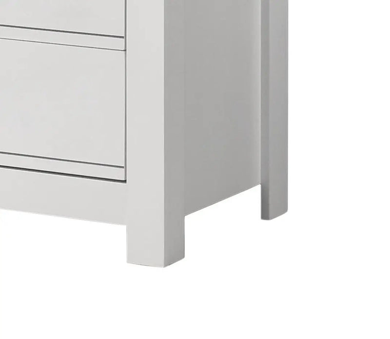 Cassini - 5 Drawer Chest - White by HouseOfZazla