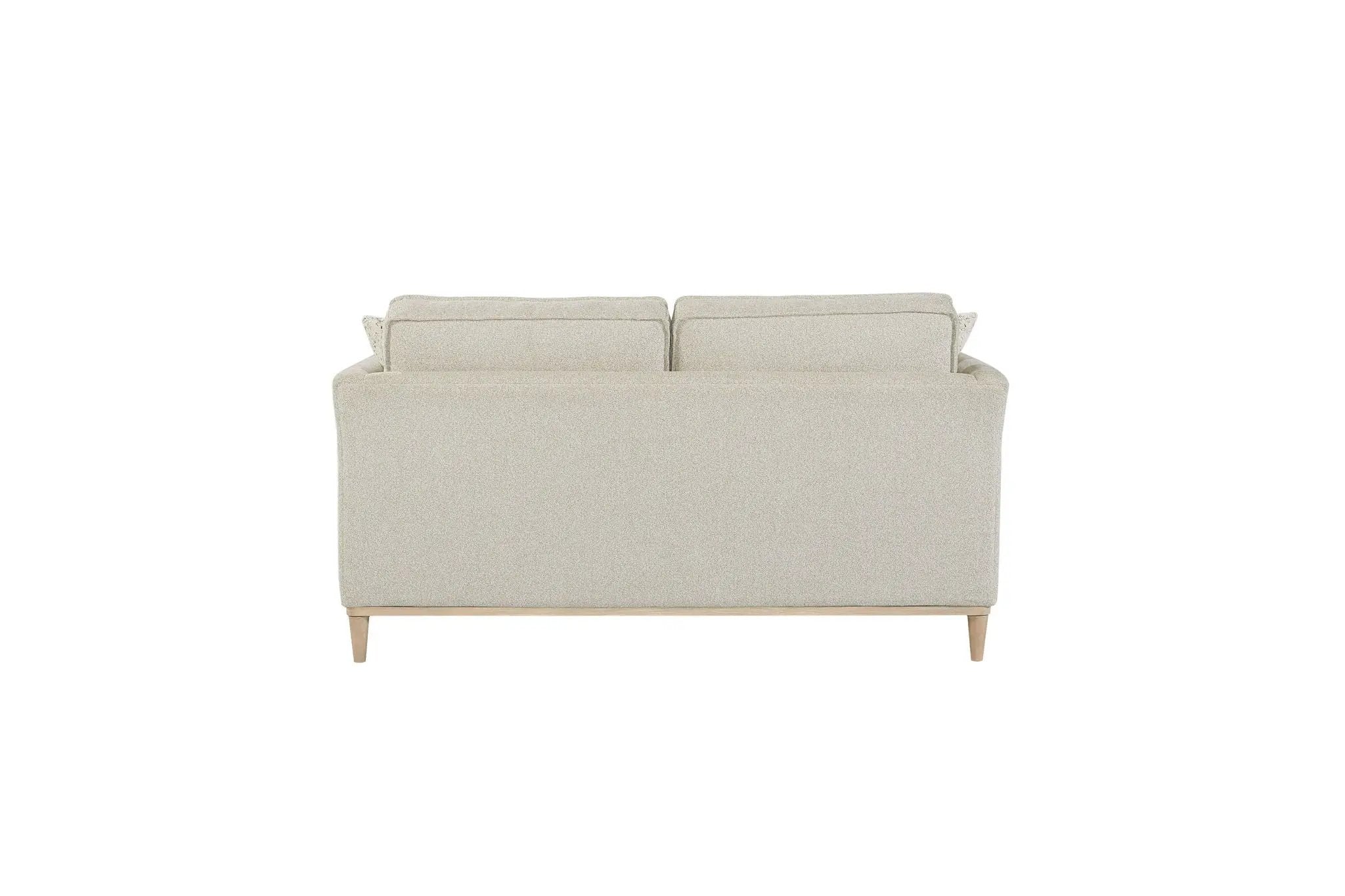 Loveseat With 2 Reversable Cushions And 2 Pillows - Off White by HouseOfZazla
