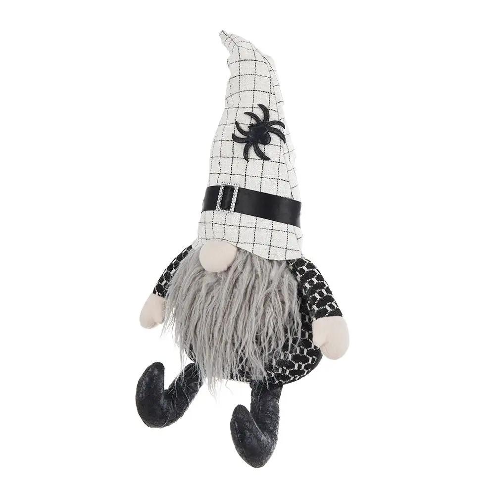 Sitting Gnome With Hat Spider, For Halloween Decor by Unique Piece Furniture