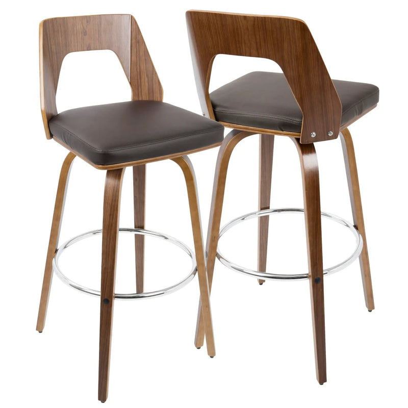 Trilogy - Mid Century Modern Barstool (Set of 2) by Unique Piece Furniture