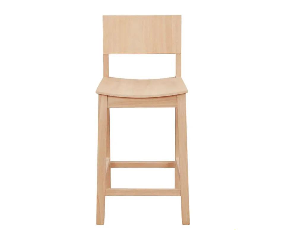 LINON HOME DECOR - DEVIN COUNTER STOOL UNFINISHED (SET OF 2) - CS279UNF02KD by Selzalot