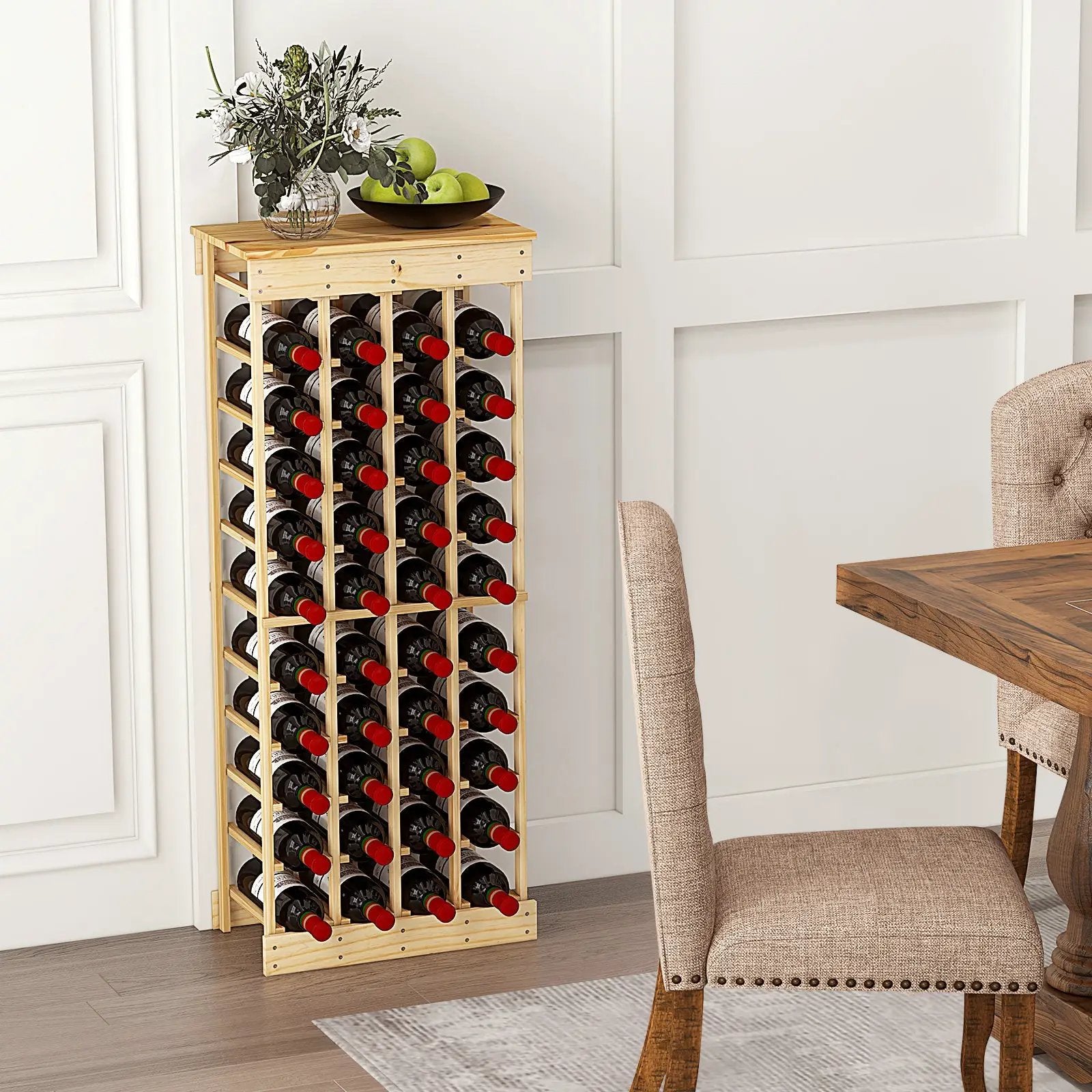 40 Bottles Modular Wine Rack by DirectDeals