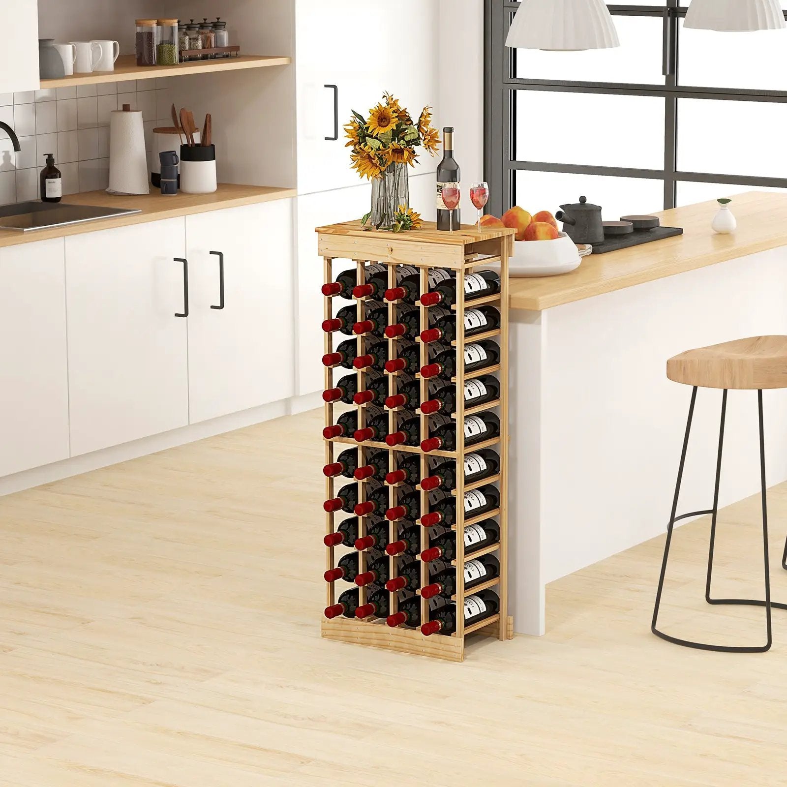 40 Bottles Modular Wine Rack by DirectDeals