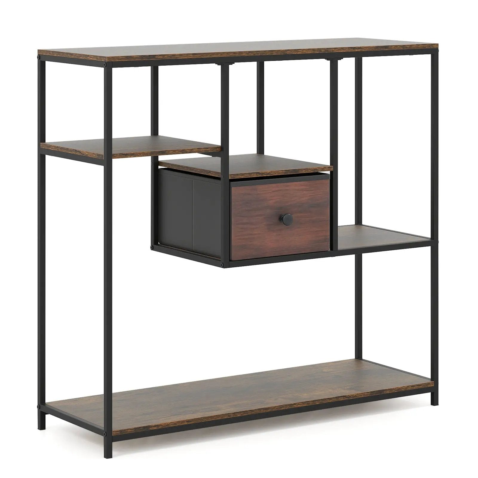 40 Inch Console Table Behind Sofa Couch with Storage by DirectDeals