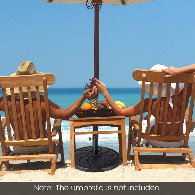 40LBS 21.5Inch Round Outdoor Umbrella Base by DirectDeals
