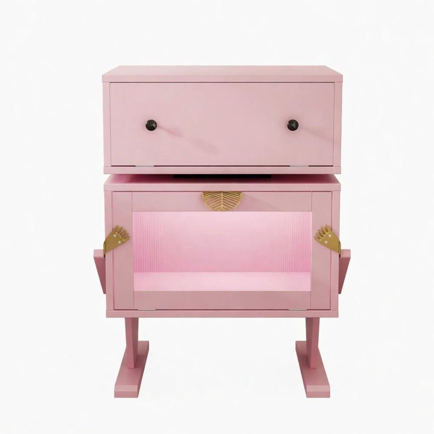 Robot LED Nightstand With 360° Rotating Drawer by HouseOfZazla
