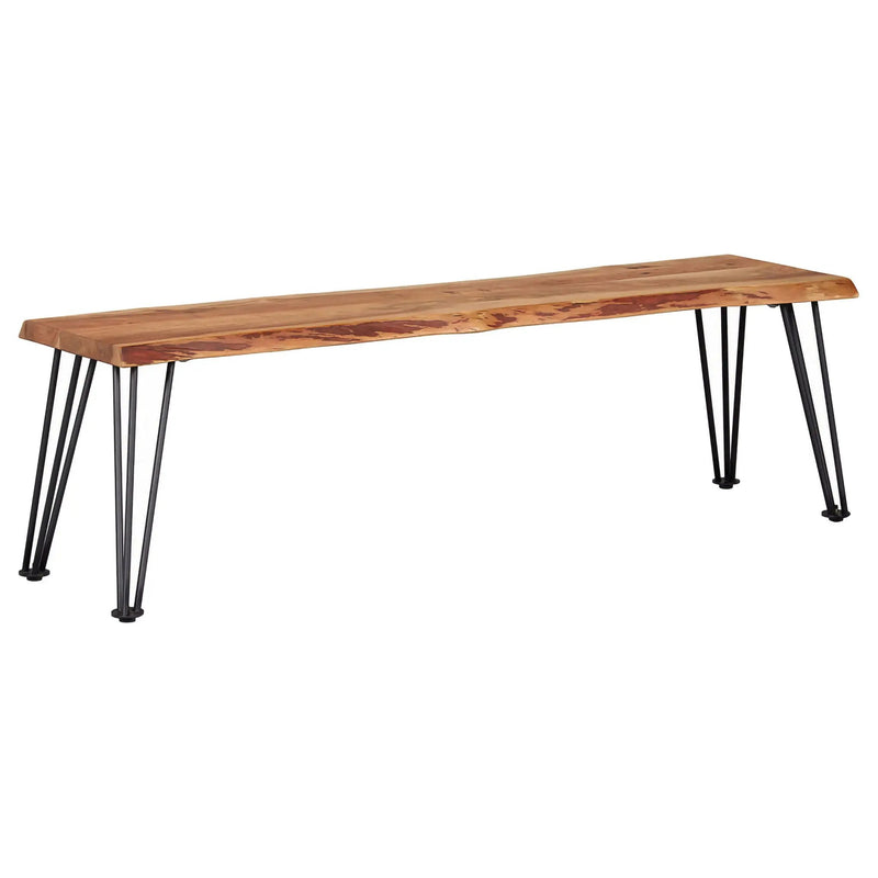 Sherman Wood Dining Bench Natural Acacia by Unique Piece Furniture