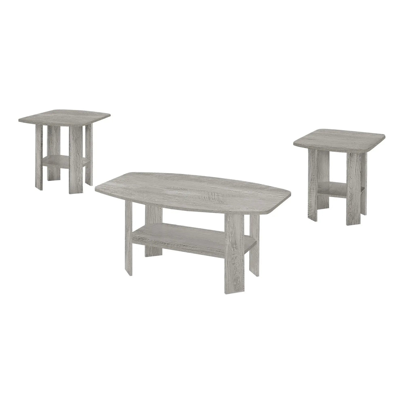 Table Set, Coffee, End, Side, Accent For Living Room (Set of 3) by HouseOfZazla