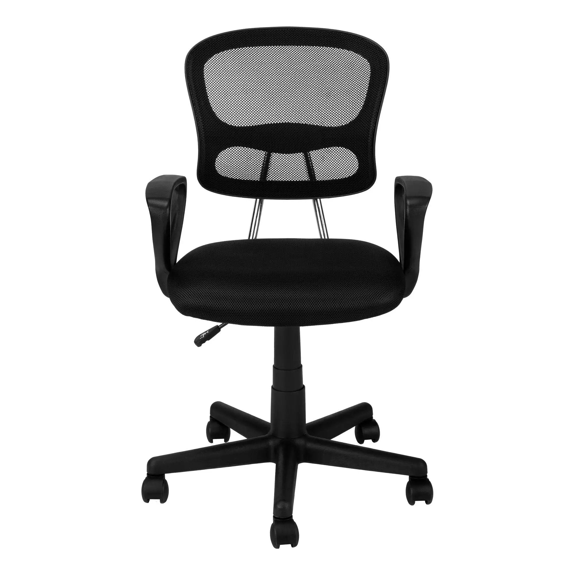 Office Chair, Adjustable Height, Swivel, Ergonomic, Armrests, Mesh, Contemporary / Modern - Black by Unique Piece Furniture