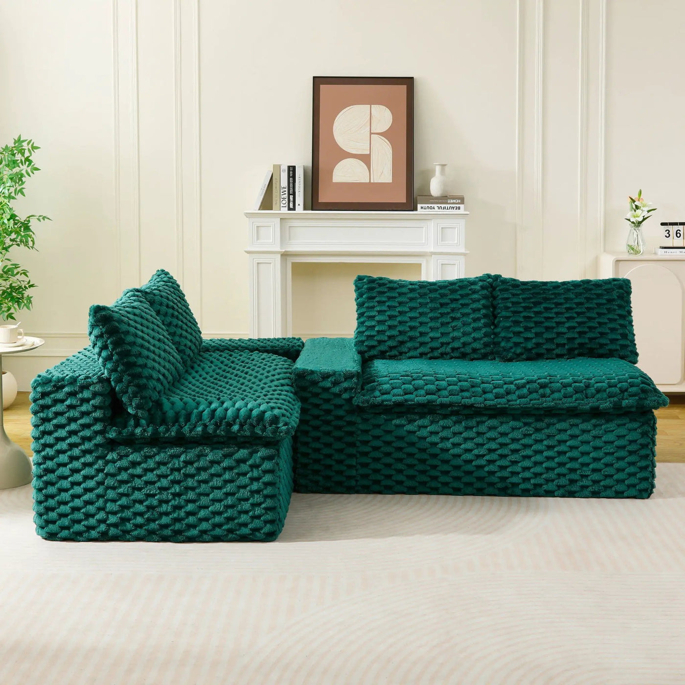 Multifunctional Sofa, Side-By-Side Or Facing Each Other by HouseOfZazla