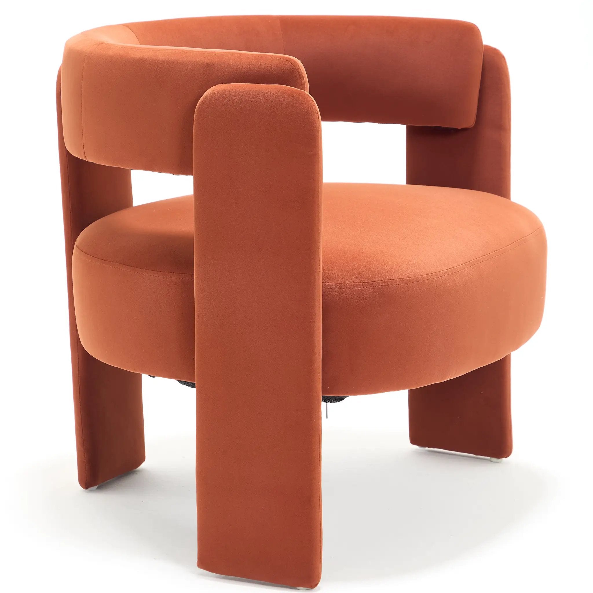 Accent Chair for Living Room, Velvet Comfy Single Sofa Chair by HouseOfZazla