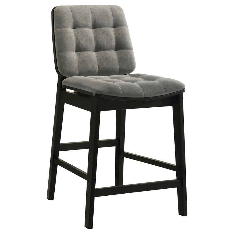 Decker 7-piece 70-inch Rectangular Counter Height Dining Set Grey and Black by Unique Piece Furniture