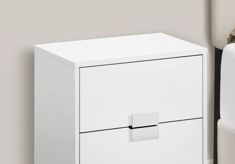 Accent Side Table, Storage Drawer, Modern Design by Unique Piece Furniture