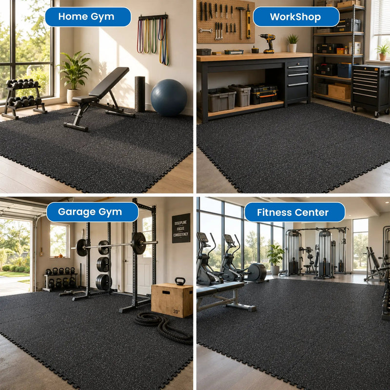 0.79 Inch Thick Gym Floor Mats by HouseOfZazla