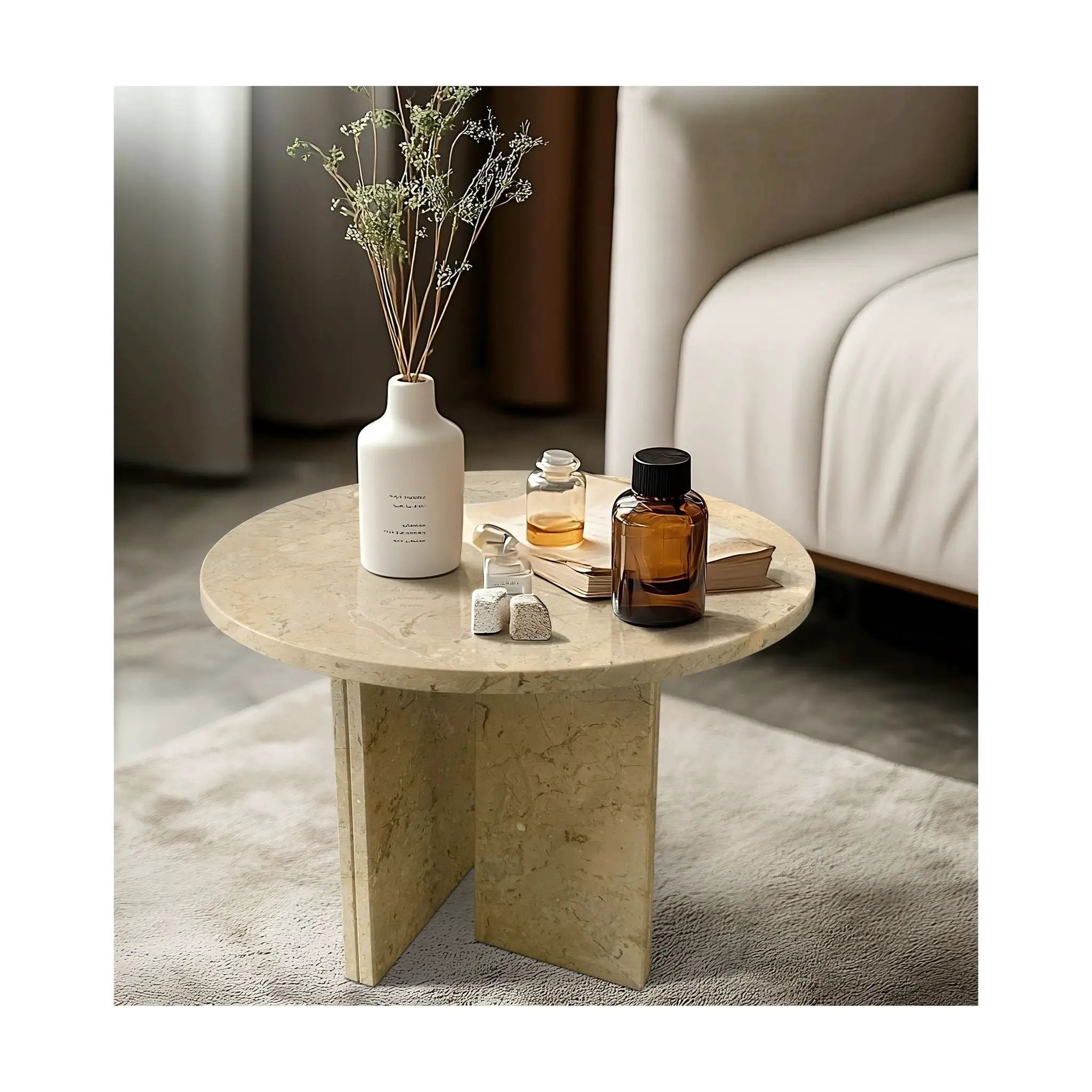 Luxury Coffee Table With Unique Veining, Unique Stone Design by Unique Piece Furniture