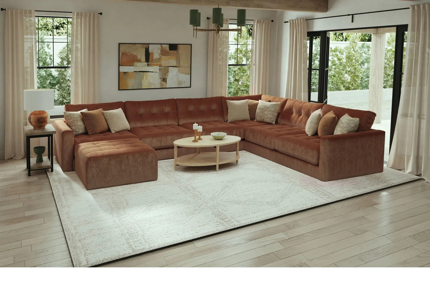 Kingston - Cocktail Ottoman by Unique Piece Furniture