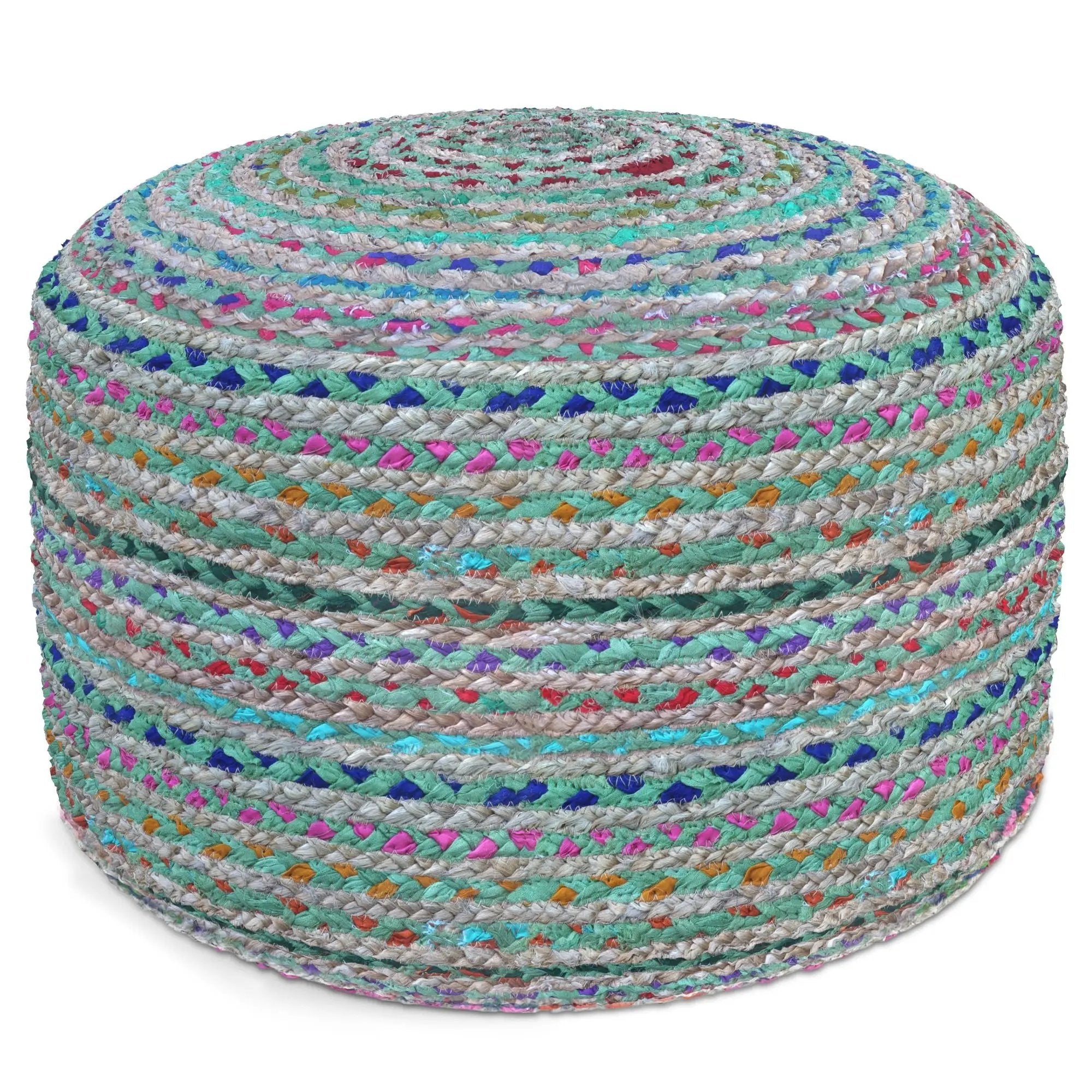 Margo - Handcrafted Round Pouf by Unique Piece Furniture