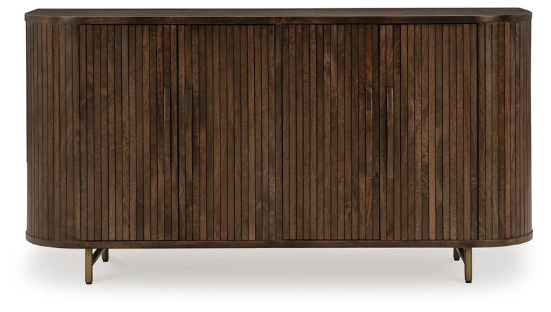 Amickly - Accent Cabinet - Dark Brown by Unique Piece Furniture