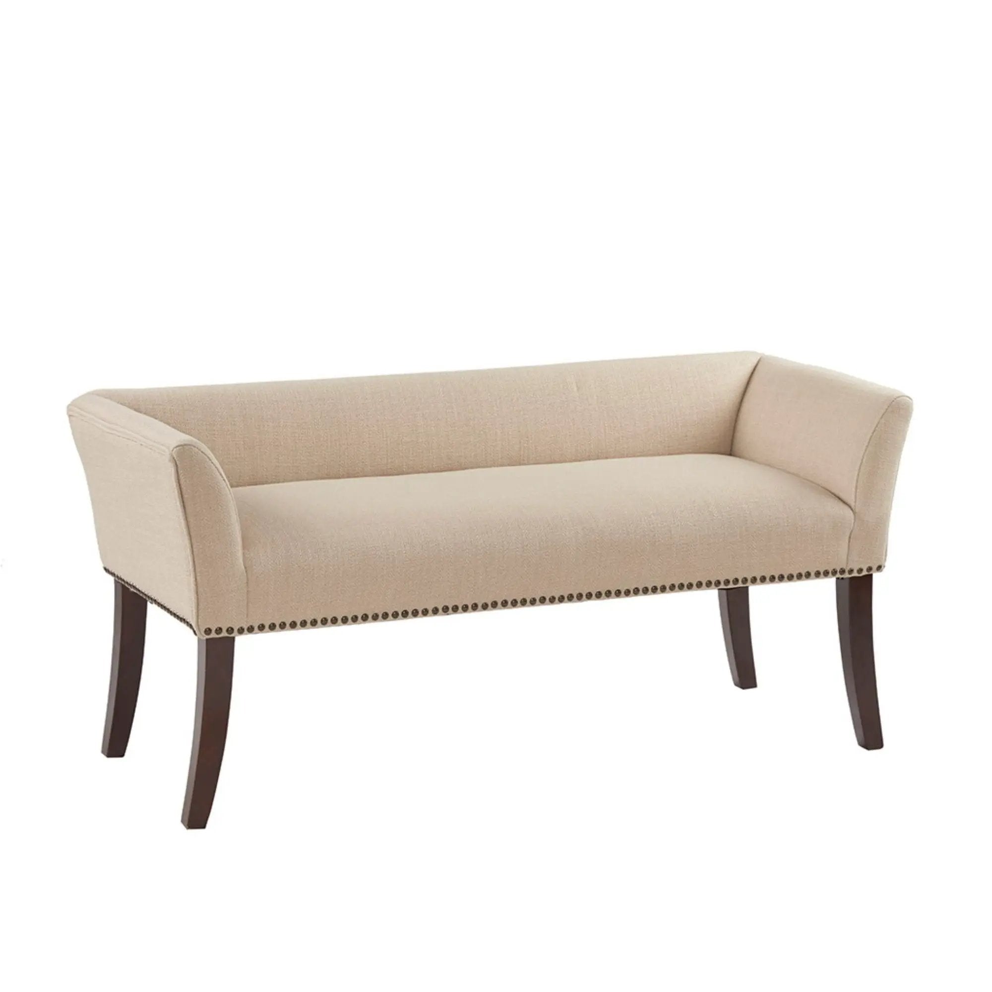 Elegant Design Bench Upholstery, Solid Wood Frame by Unique Piece Furniture