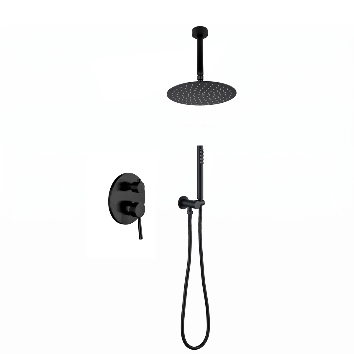 Matte Black Shower System by HouseOfZazla