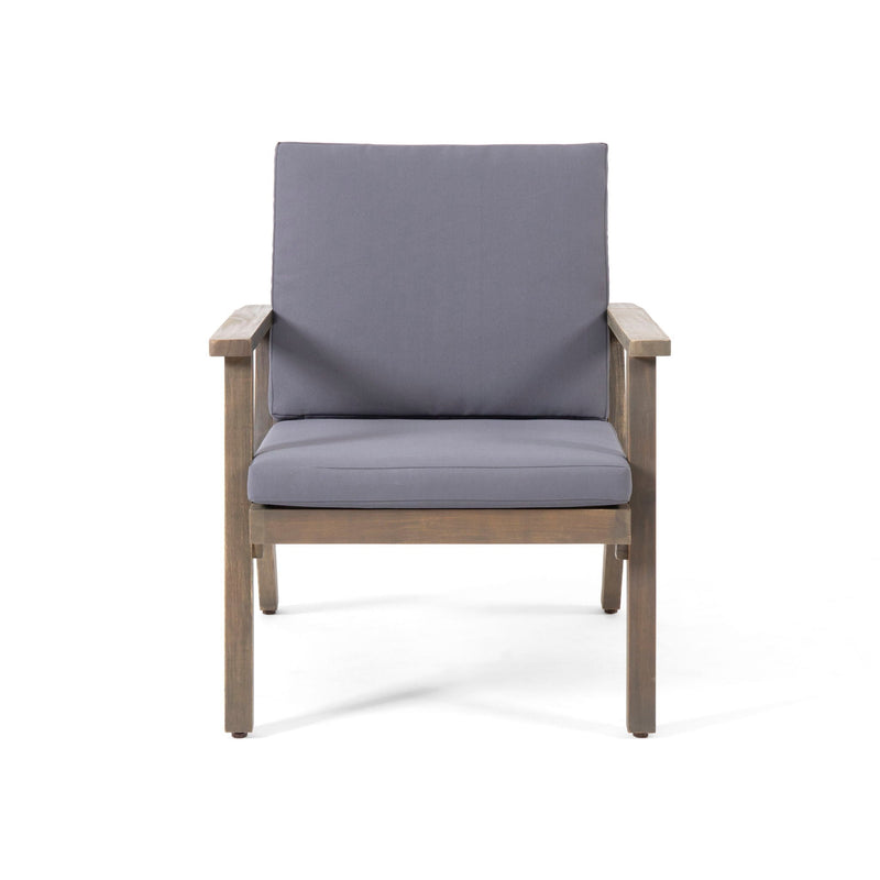 Outdoor Club Chair With Cushion by HouseOfZazla