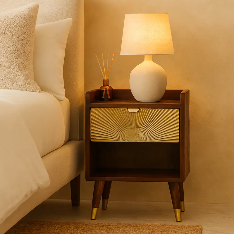Solid Wood Manila Nightstand by HouseOfZazla