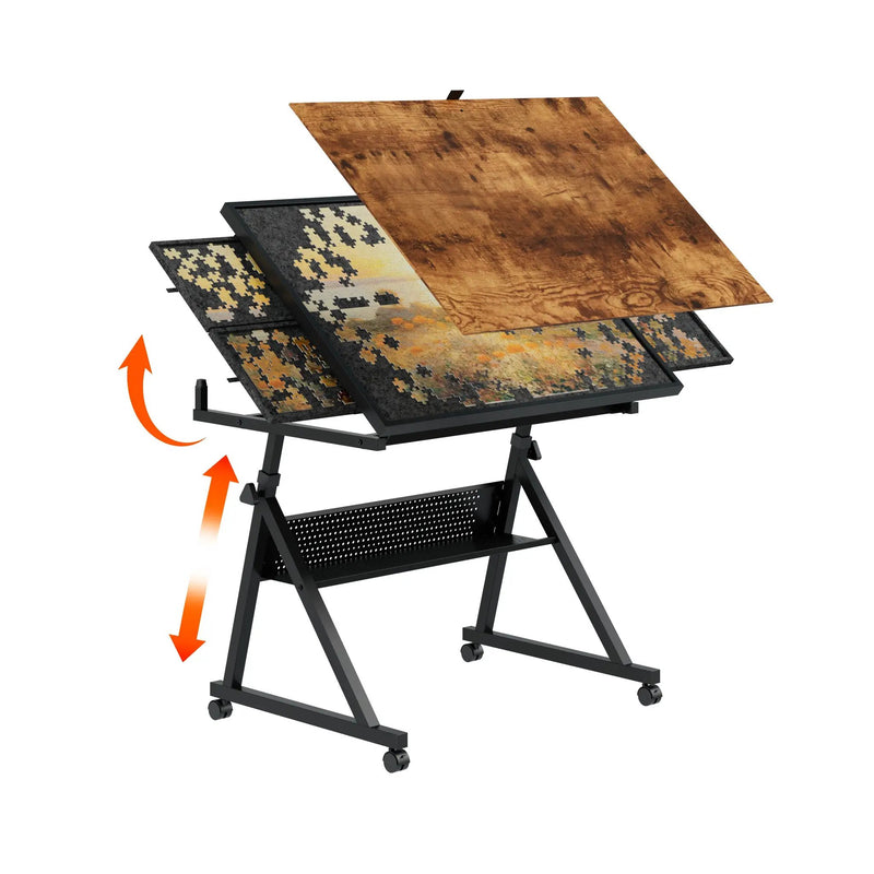 1500 Pieces Jigsaw Puzzle Table Board for Adults by HouseOfZazla