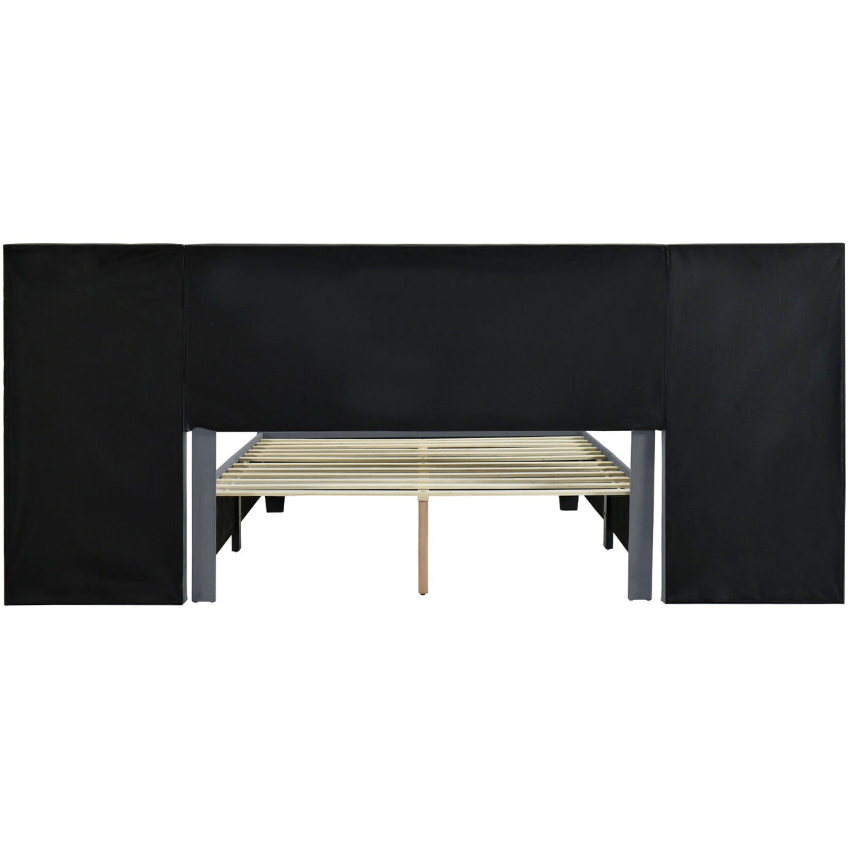 Upholstered Platform Bed With Big Headboard, photo 6 of 14
