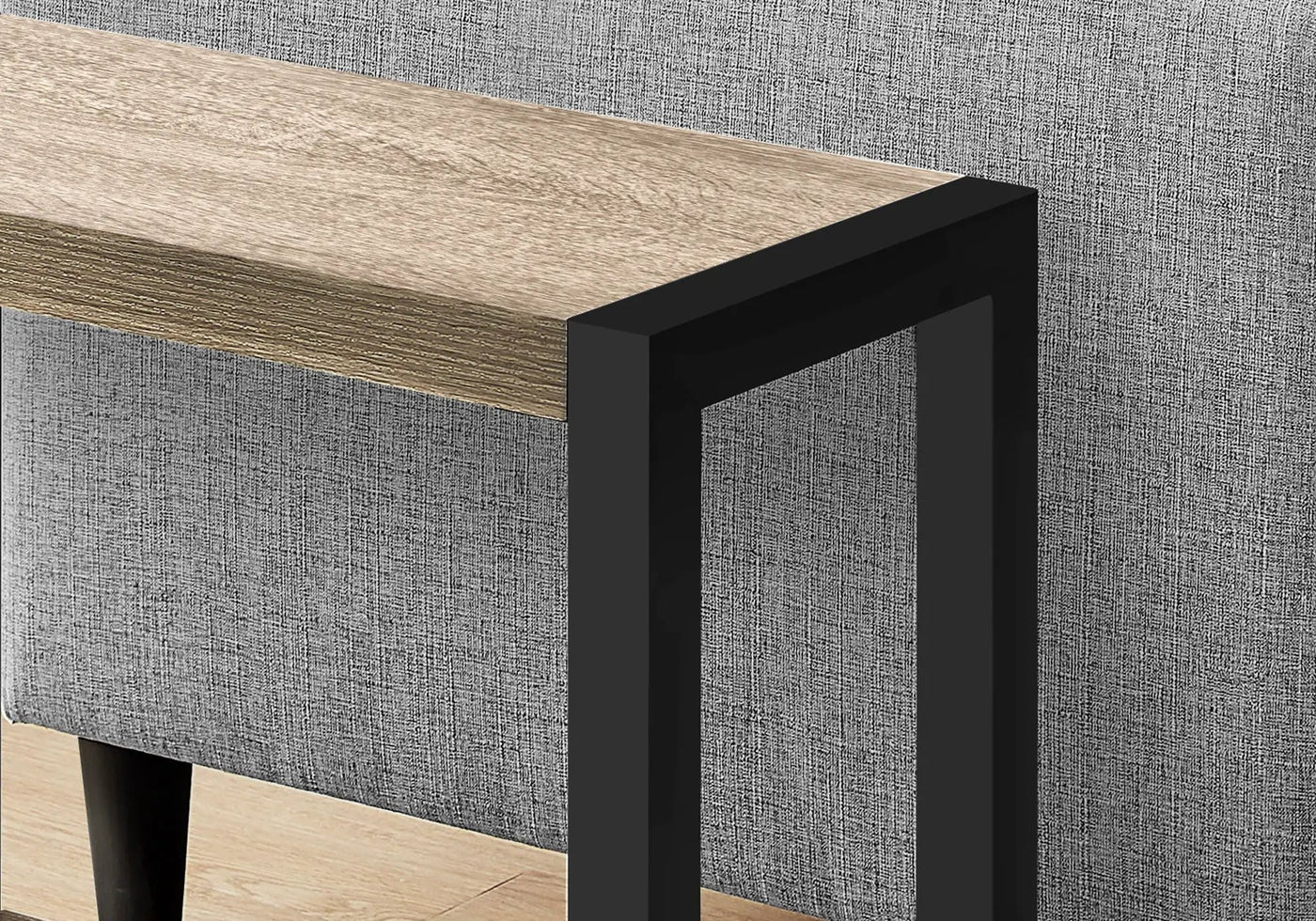 Accent Side Table Narrow Small 2-Tier Contemporary Modern by HouseOfZazla