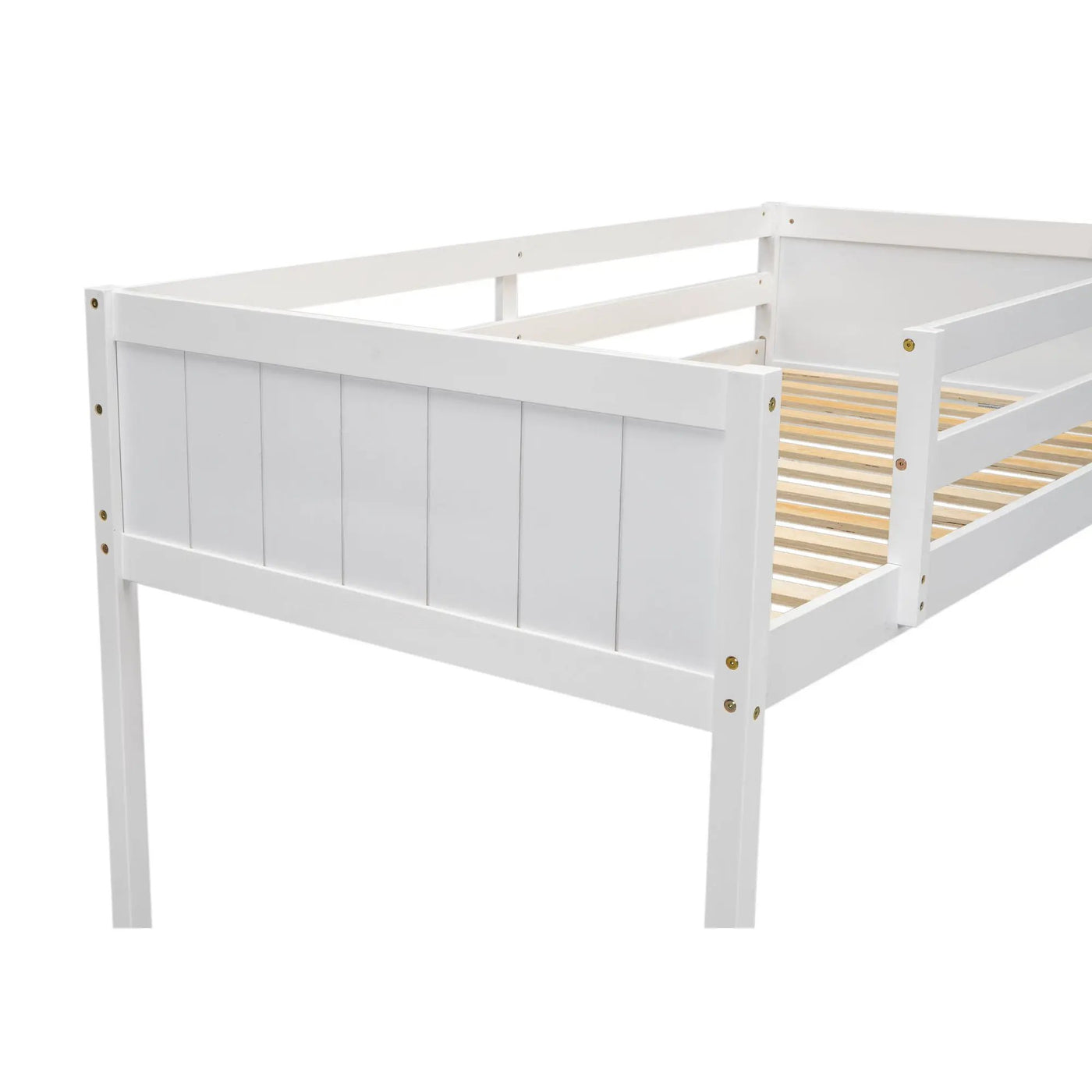 Low Loft Bed With Adjustable Ladder by HouseOfZazla