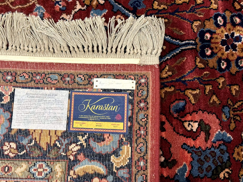 5.9 x 9 Karastan Rug Ispahan #766, Vintage Wool Discontinued Original 700 Series by Jewel Rugs