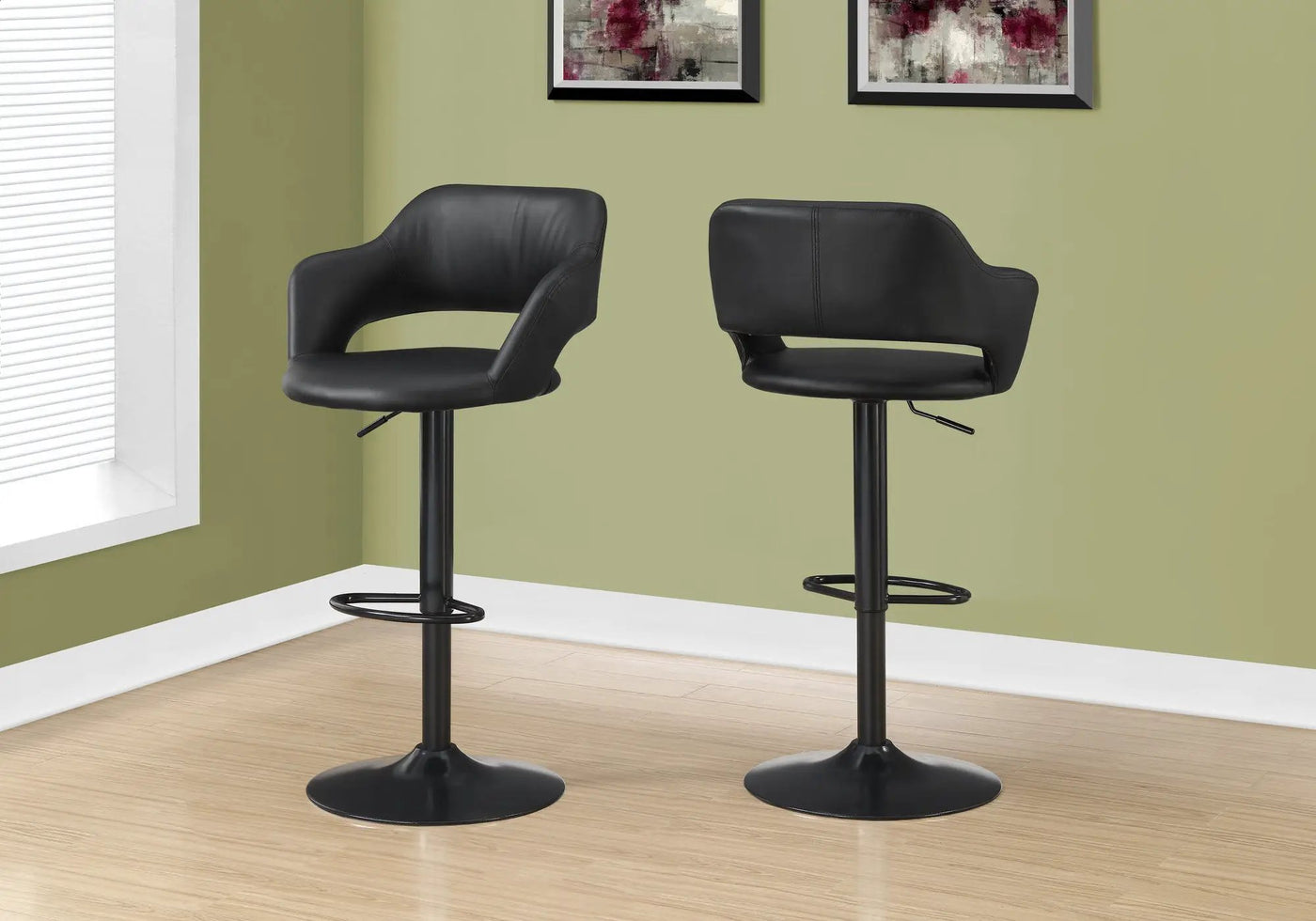 Swivel Stool Bar Height, Adjustable Versatile Seating, Contemporary & Modern by HouseOfZazla