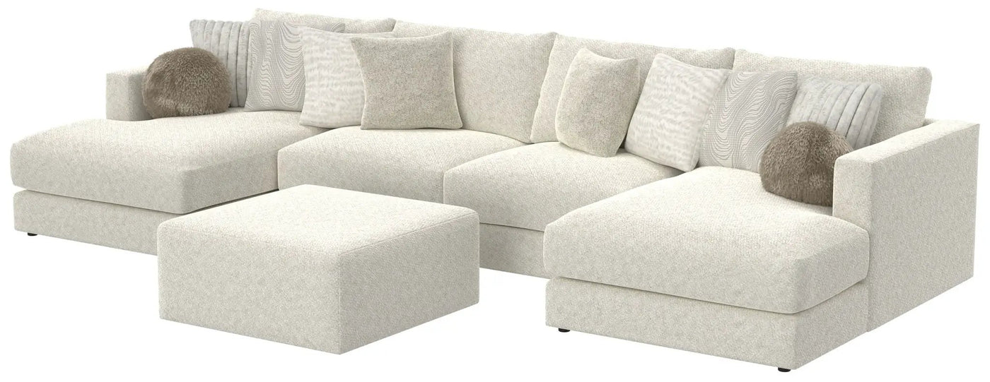 Ritzy - Modular Sofa And Included Cocktail Ottoman by Unique Piece Furniture