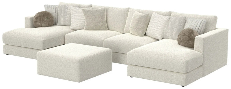 Ritzy - Modular Sofa And Included Cocktail Ottoman by Unique Piece Furniture