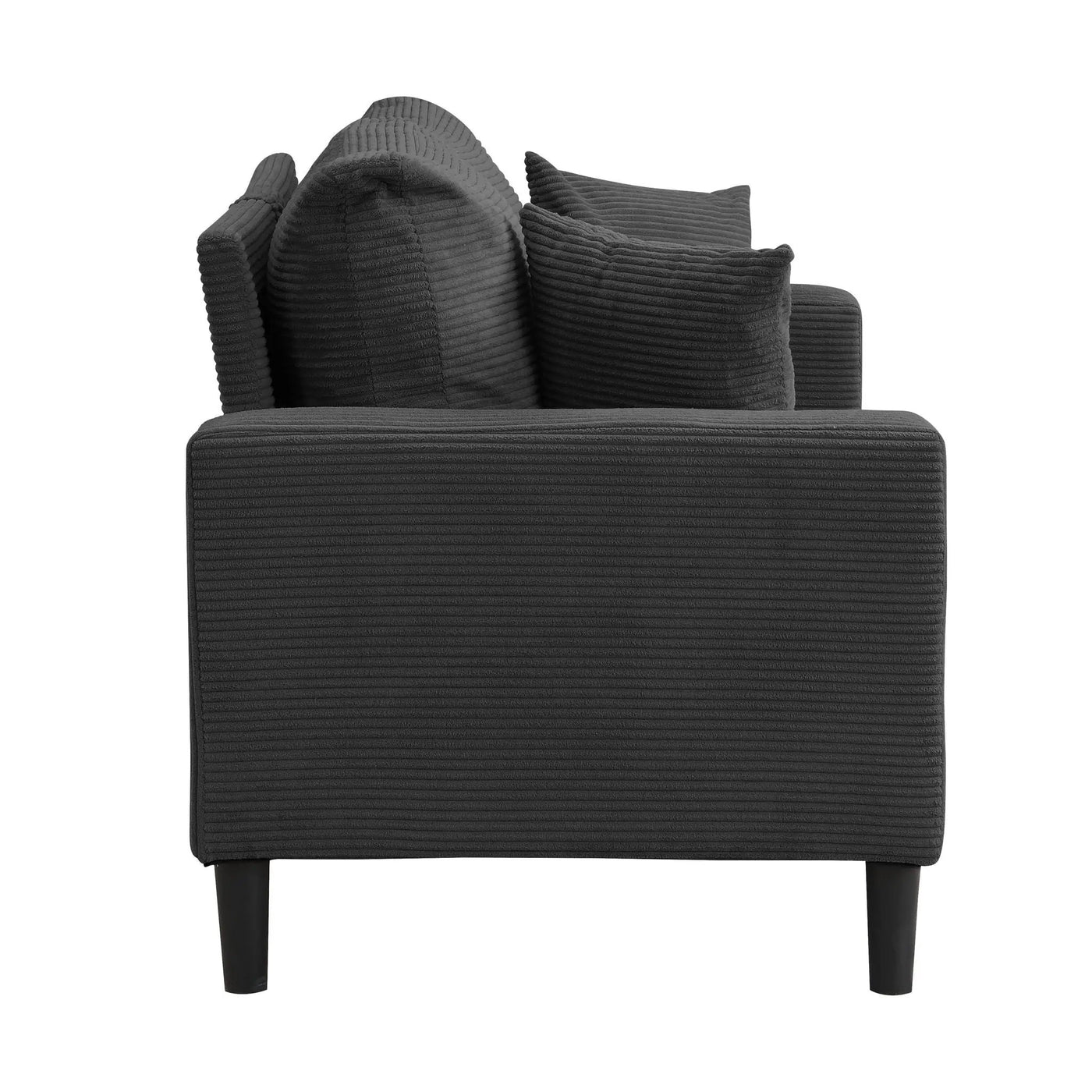 Modern Upholstered Loveseat Sofa, High Resilience by HouseOfZazla