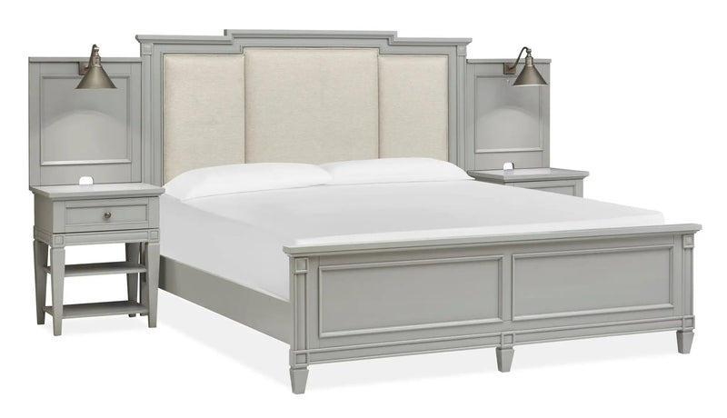 Glenbrook - Complete Wall Bed With Upholstered Headboar by Unique Piece Furniture