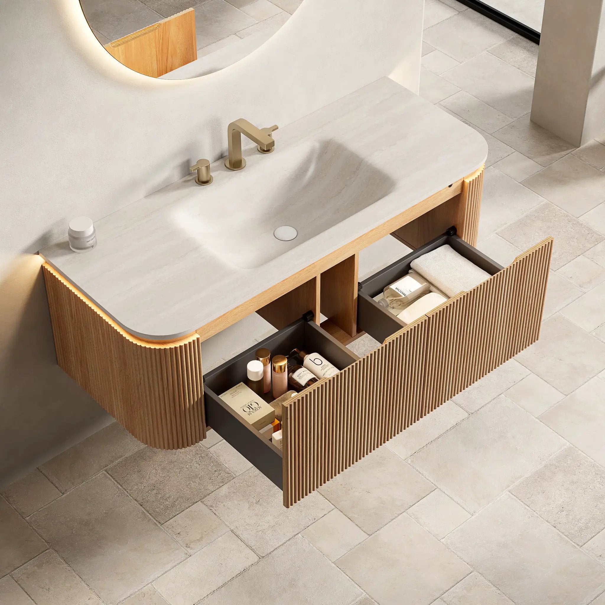 DIEN 48'' Bathroom Vanity & Sink by HouseOfZazla