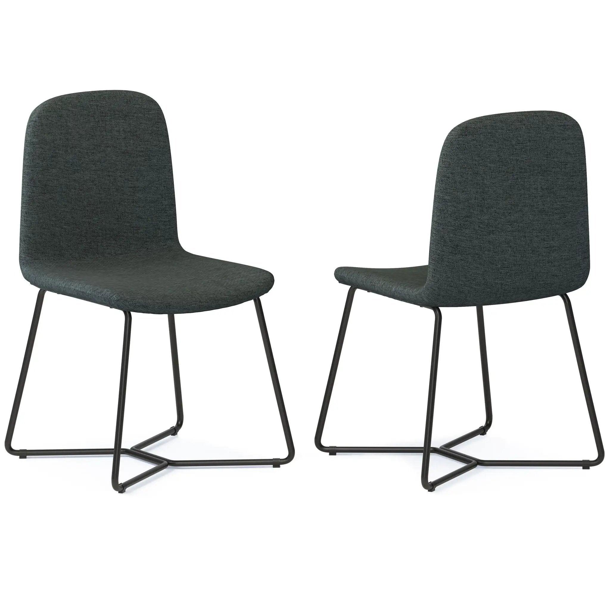 Wilcox - Dining Chair (Set of 2) - Charcoal Gray by HouseOfZazla