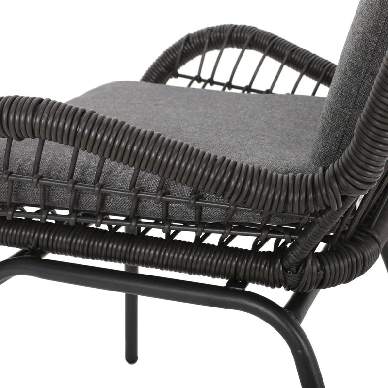 Outdoor Wicker Club Chair With Cushions (Set of 2) by HouseOfZazla