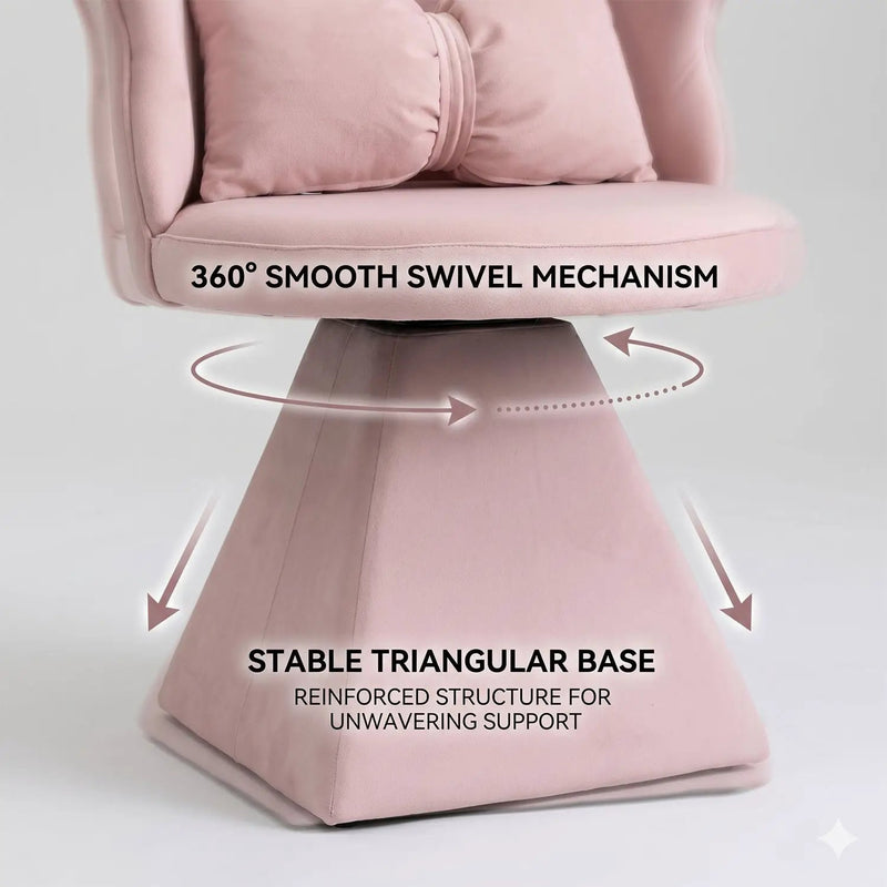 Vanity Chair with Butterfly Back by HouseOfZazla