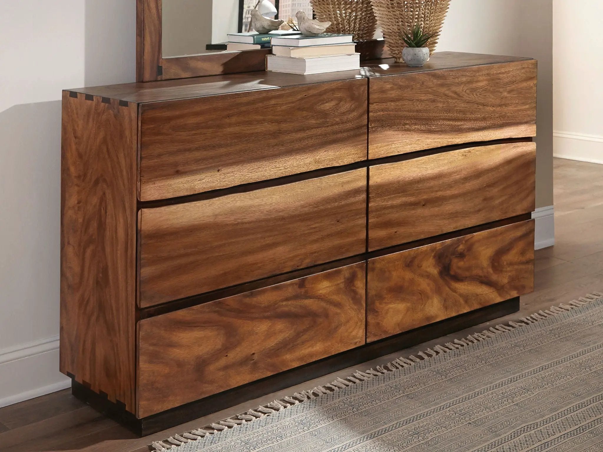 Winslow 6-drawer Dresser Smokey Walnut by Unique Piece Furniture