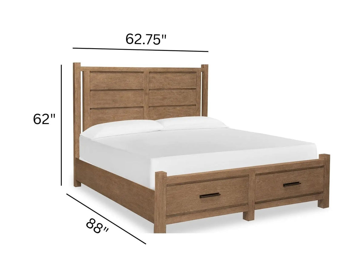 Plum Creek - Panel Storage Bed, photo 7 of 23