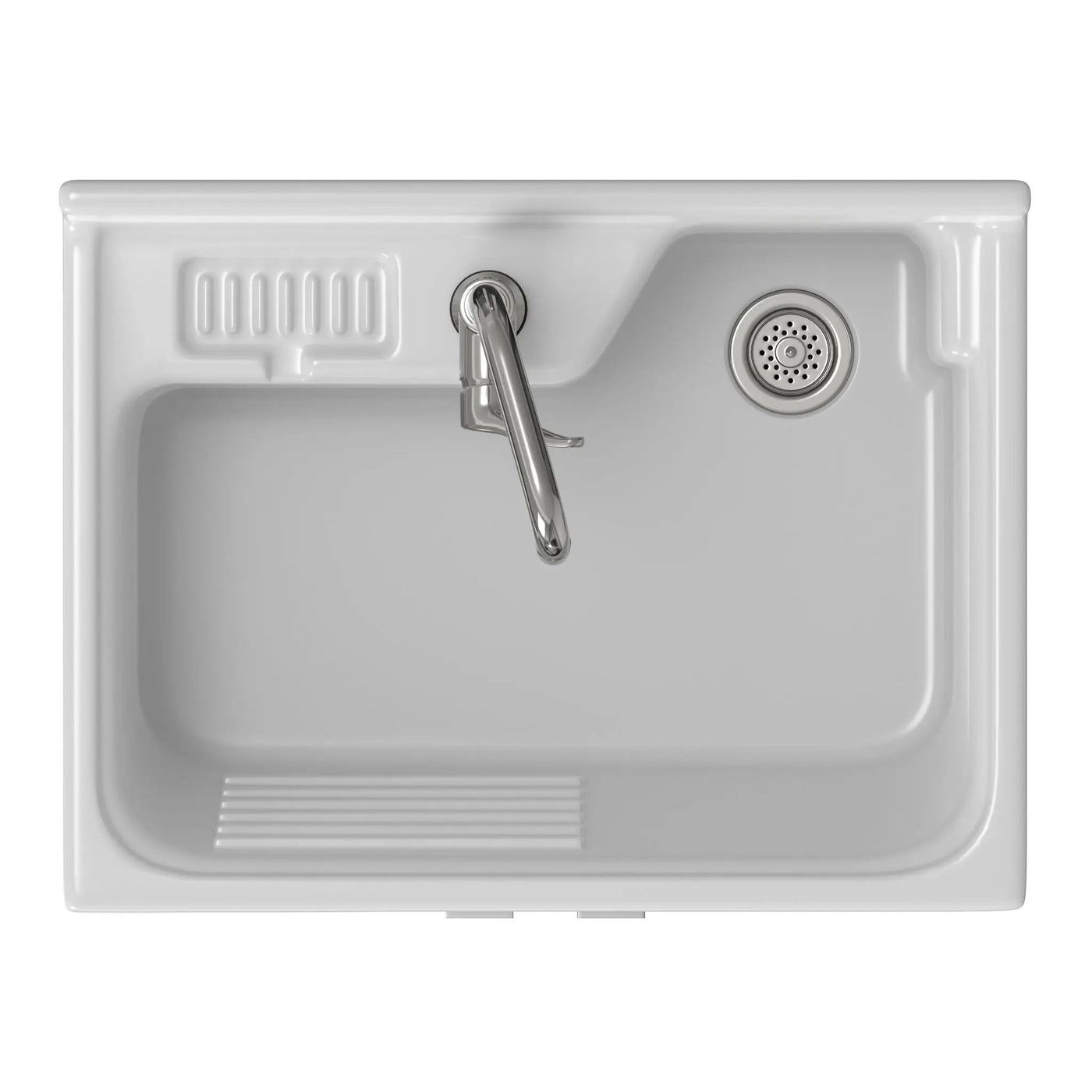 Murphy - Laundry Cabinet & Faucet And Stainless Steel Sink by HouseOfZazla