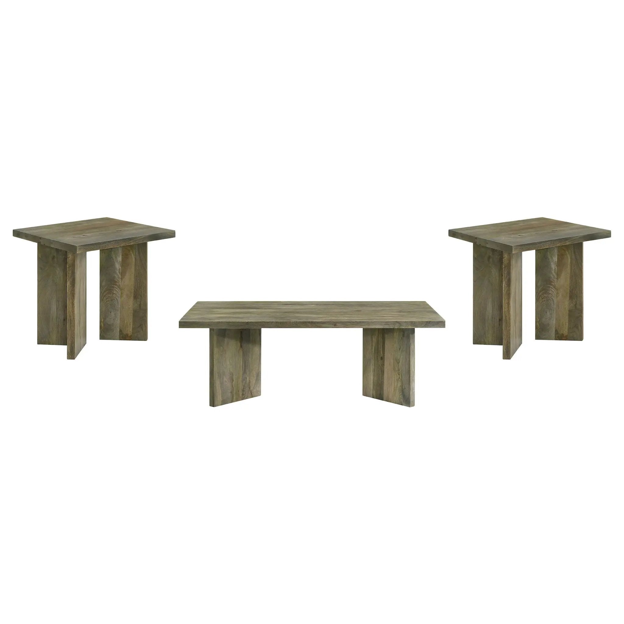 Andando 3-piece Coffee and End Table Set Mango Brown by Unique Piece Furniture