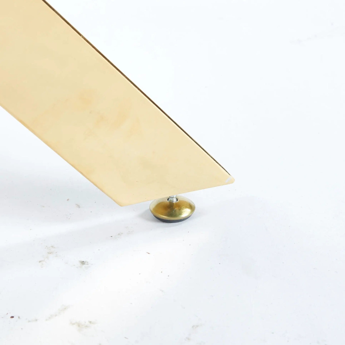 Dining Table With Cross Metal Leg And Tempered Glass, Modern Space Saving Kitchen Table For Living Room Legs, Square Table by HouseOfZazla